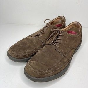 Thad Stuart Brown Leather Shoes Faulkner Lace Up Mens Size 44 US Size 10.5